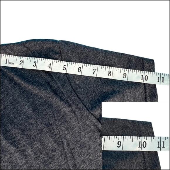 LAT Short Sleeve Crew Neck Tee Shirt Top Ladies Size Large Smoke - Picture 11 of 11